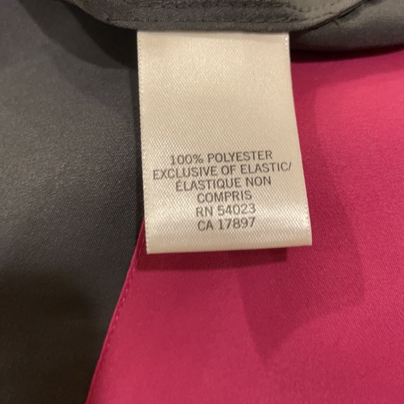 NWOT - gray pink dress with pockets and with bra and slip strap snap holder sz 4 - Picture 5 of 9